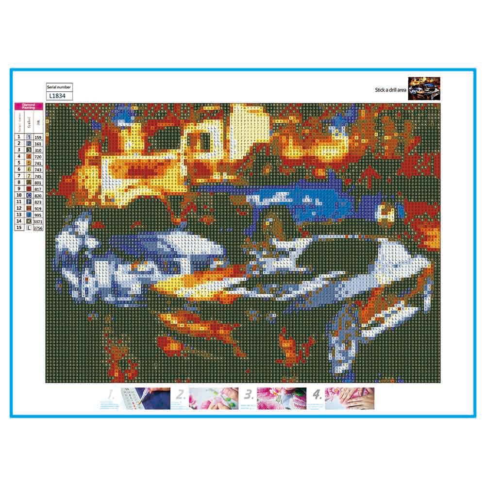 Car - Full Round Drill Diamond Painting 40*30CM