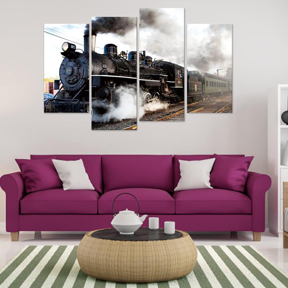 Train - Full Square Drill Diamond Painting 80*40CM