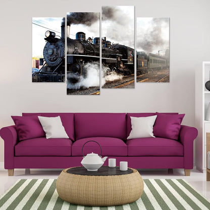Train - Full Square Drill Diamond Painting 80*40CM