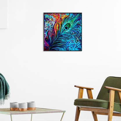 Feather - Full Round Drill Diamond Painting 30*30CM