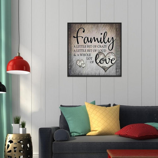 Family - Full Round Drill Diamond Painting 30*30CM