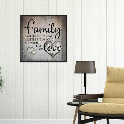 Family - Full Round Drill Diamond Painting 30*30CM