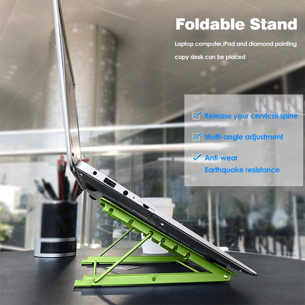Foldable Stand for Diamond Painting Light Pad Copy Platform Base (Green)