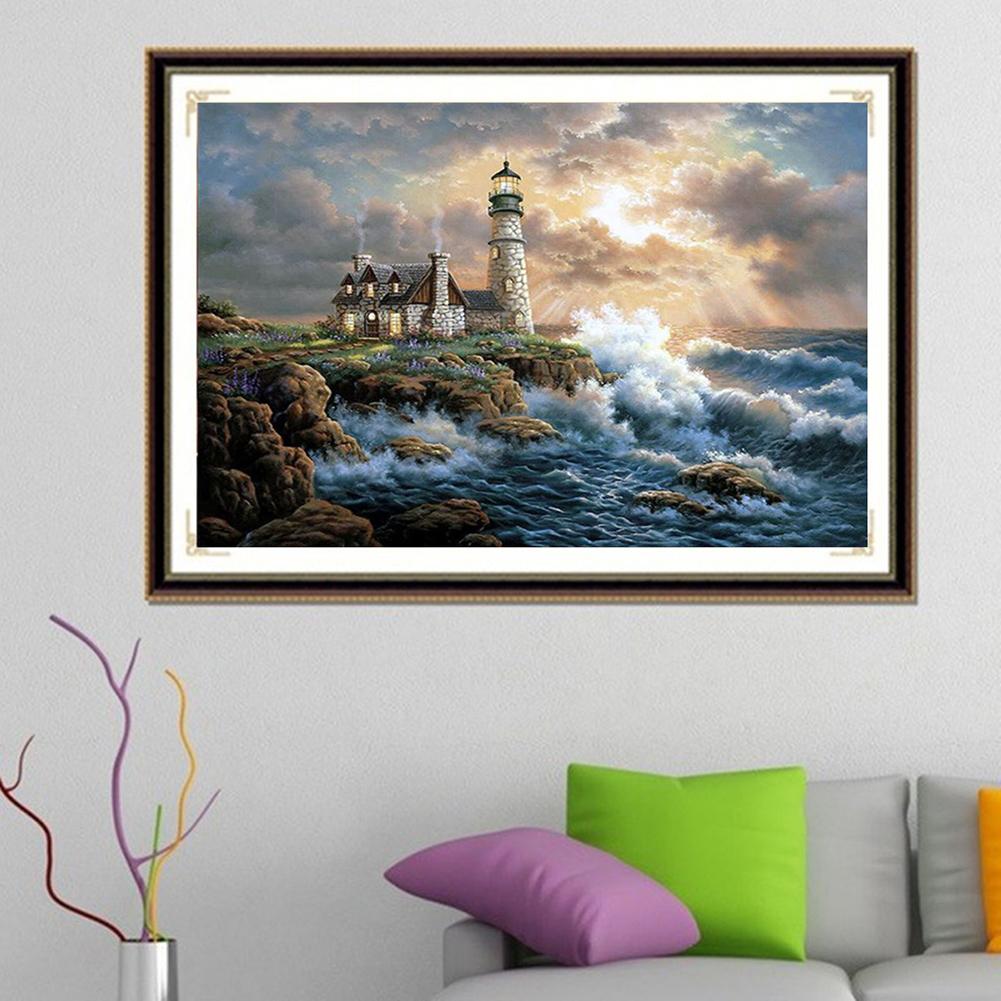 Village - Full Round Drill Diamond Painting 40*30CM