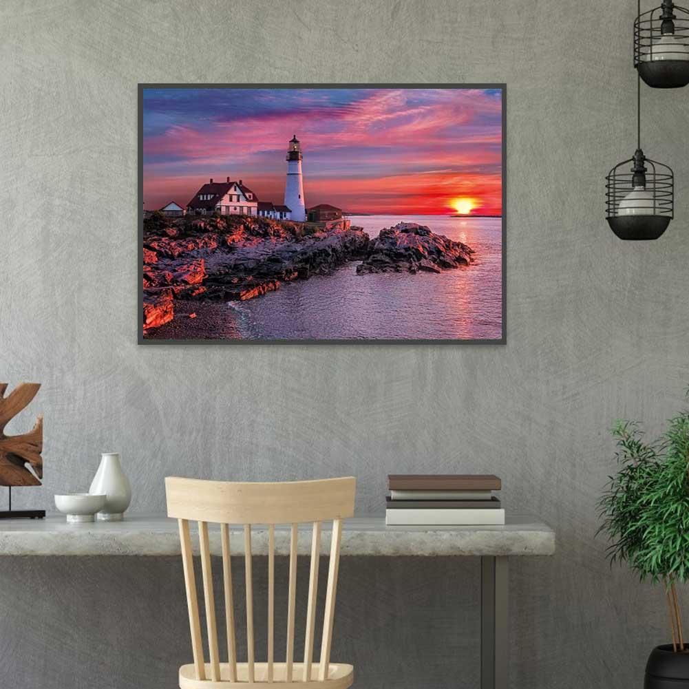 Sunrise - Full Round Drill Diamond Painting 40x30CM
