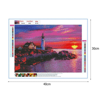 Sunrise - Full Round Drill Diamond Painting 40x30CM