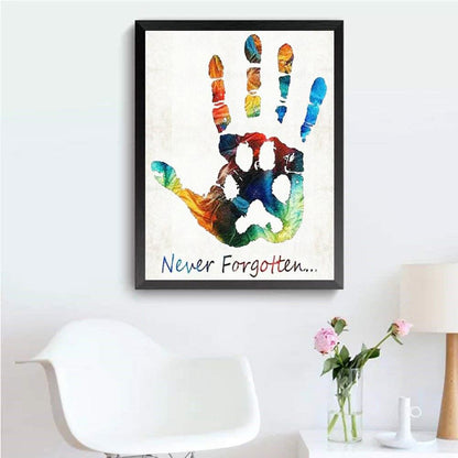 Forever Hand - Full Round Drill Diamond Painting 40*30CM