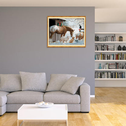 Wonderful World - Full Round Drill Diamond Painting 40*30CM