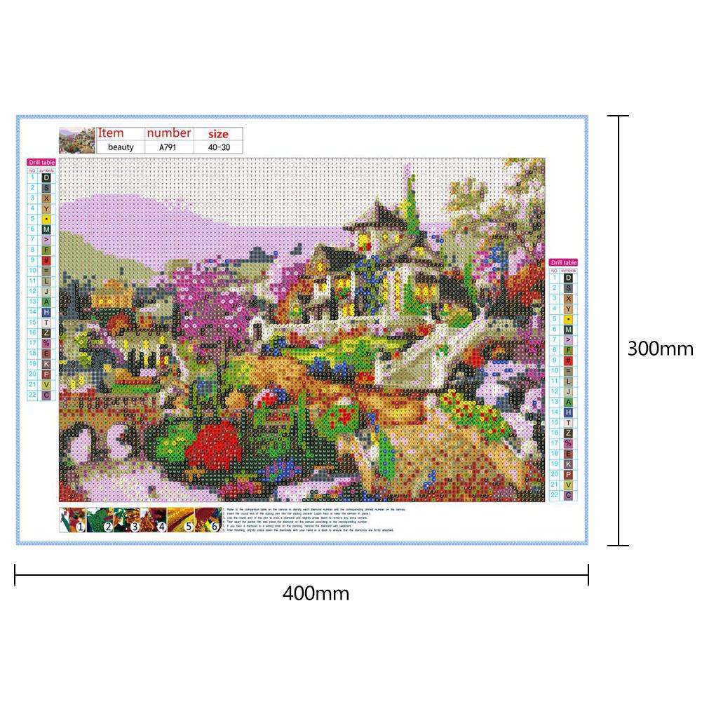 Scenery - Full Round Drill Diamond Painting 40x30CM
