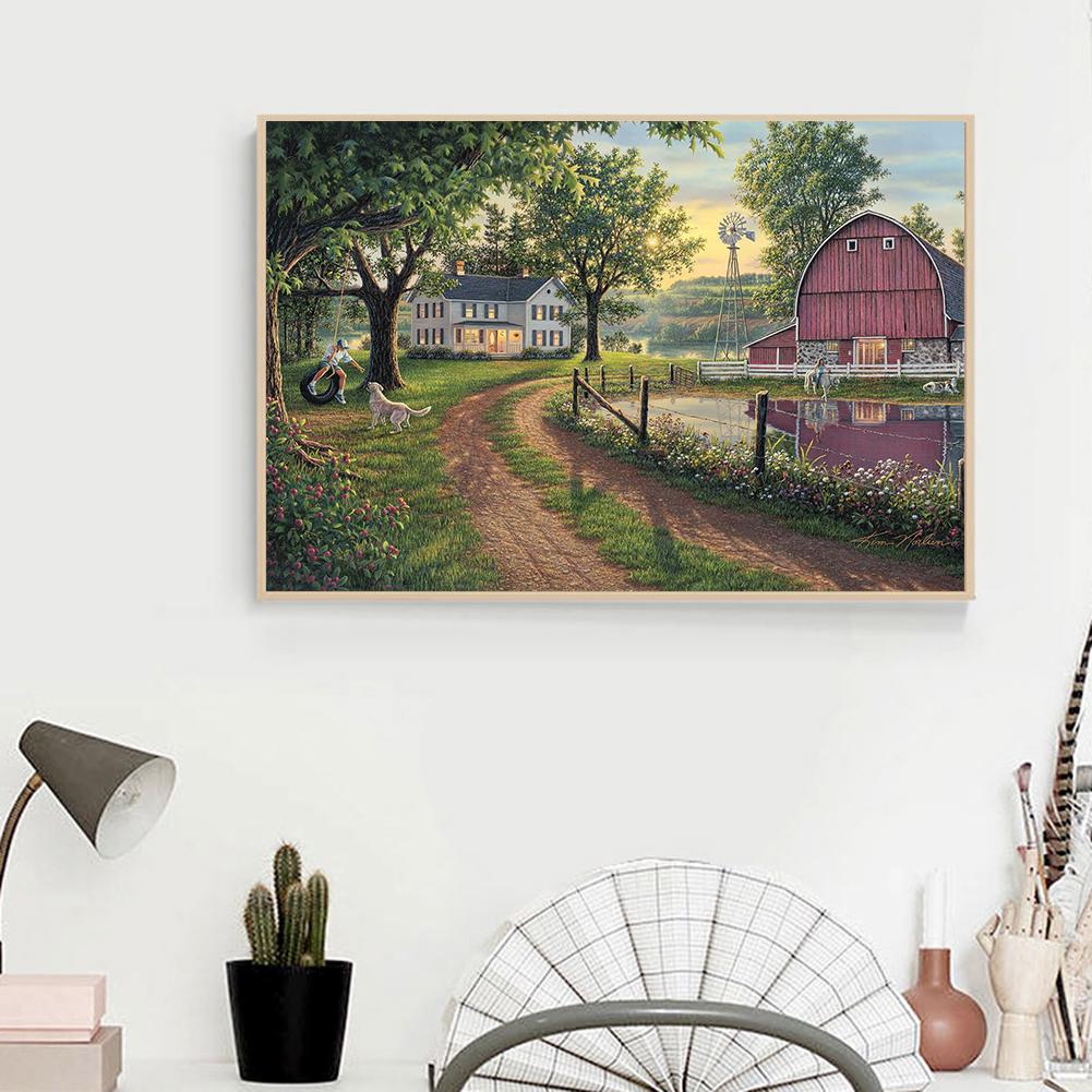 Scenery - Full Round Drill Diamond Painting 40x30CM