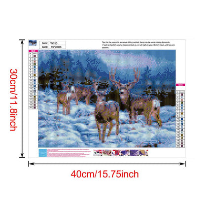 Animals - Full Round Drill Diamond Painting 40*30CM