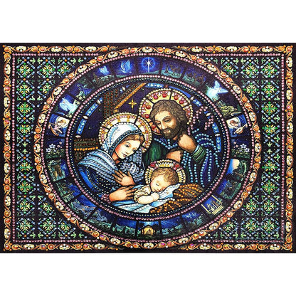 Religion - Special Shaped Drill Diamond Painting 40X30CM