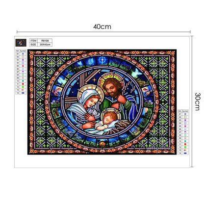 Religion - Special Shaped Drill Diamond Painting 40X30CM