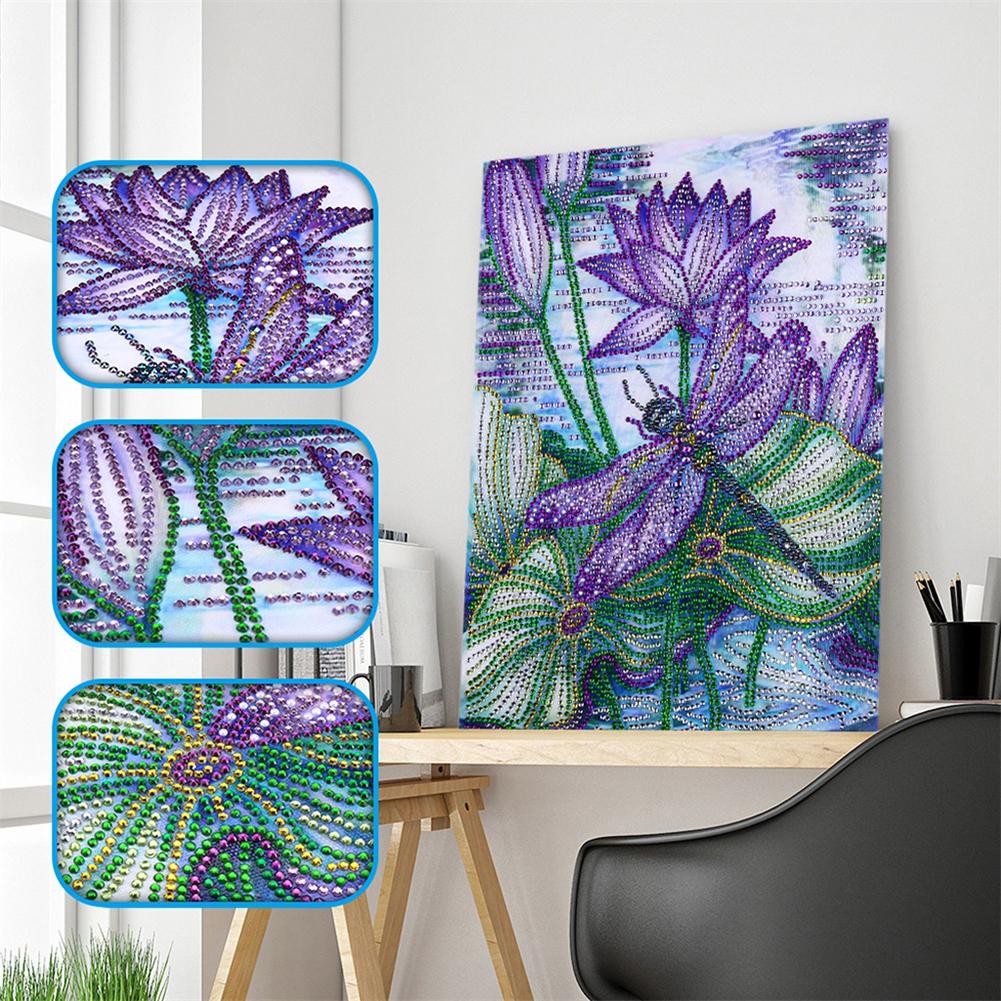 Dragonfly - Special Shaped Drill Diamond Painting 30X40CM