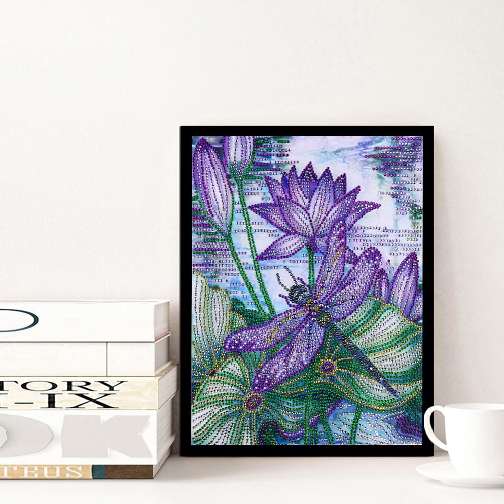 Dragonfly - Special Shaped Drill Diamond Painting 30X40CM