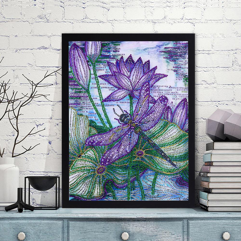 Dragonfly - Special Shaped Drill Diamond Painting 30X40CM
