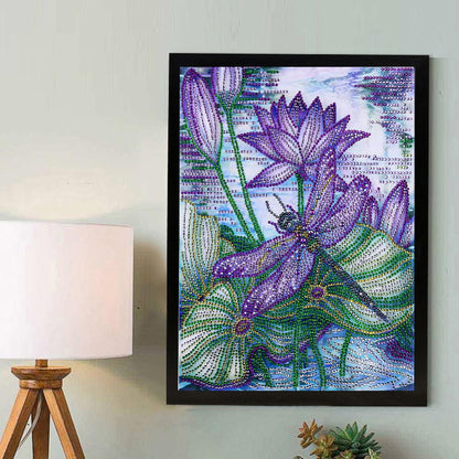 Dragonfly - Special Shaped Drill Diamond Painting 30X40CM