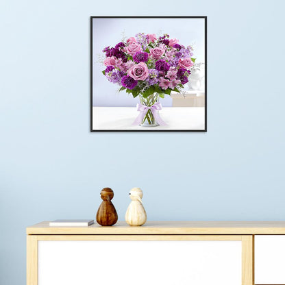 Vase - Full Round Drill Diamond Painting 30*30CM