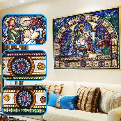 Religion - Special Shaped Drill Diamond Painting 40X30CM