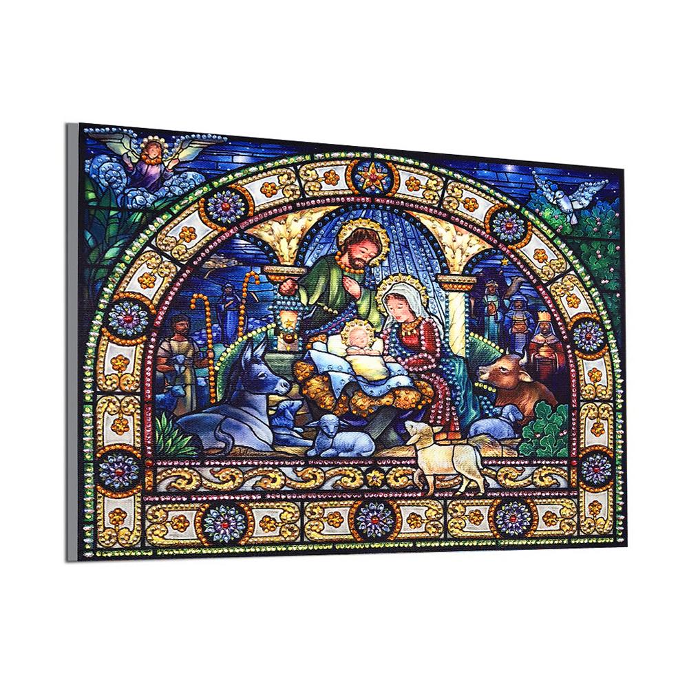 Religion - Special Shaped Drill Diamond Painting 40X30CM