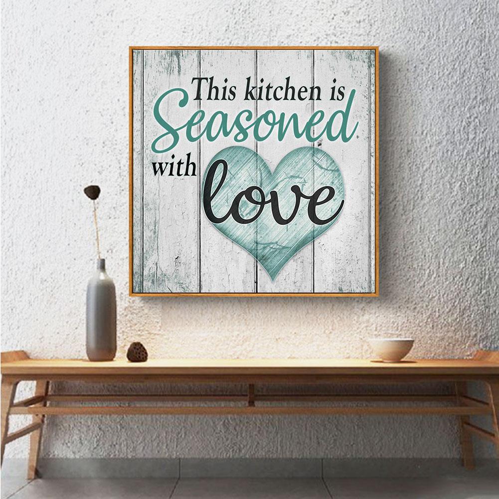 Letter - Full Round Drill Diamond Painting 30*30CM
