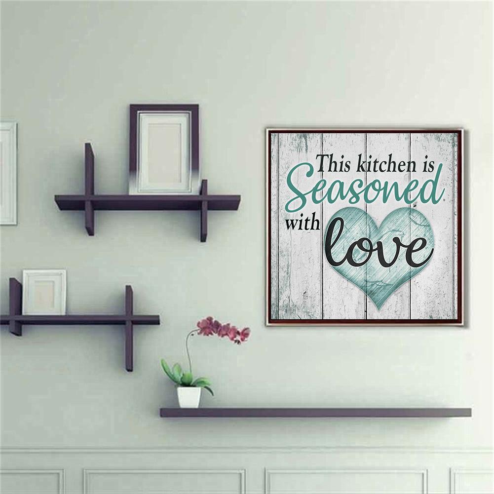 Letter - Full Round Drill Diamond Painting 30*30CM