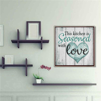 Letter - Full Round Drill Diamond Painting 30*30CM