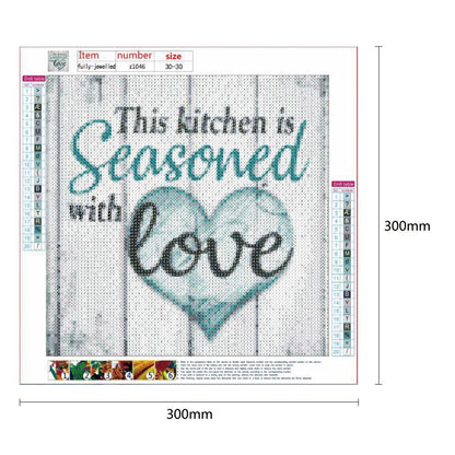 Letter - Full Round Drill Diamond Painting 30*30CM