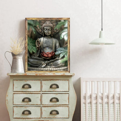 Buddha Statue - Full Round Drill Diamond Painting 30*40CM
