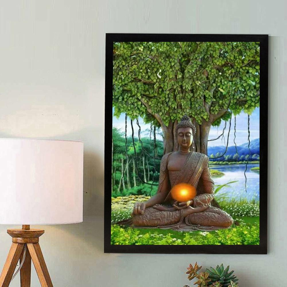 Buddha Statue - Full Round Drill Diamond Painting 30*40CM