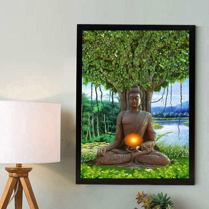 Buddha Statue - Full Round Drill Diamond Painting 30*40CM