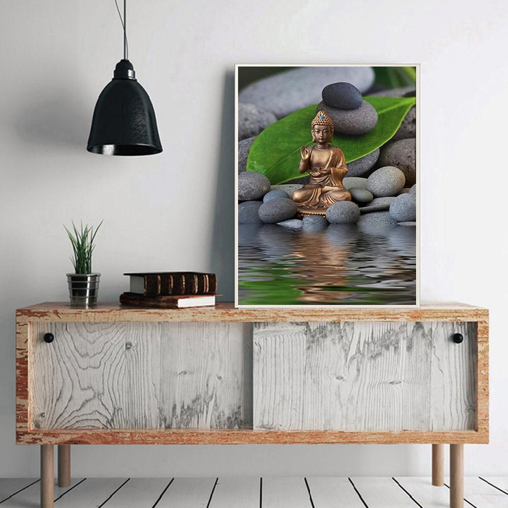 Buddha Statue - Full Round Drill Diamond Painting 30*40CM
