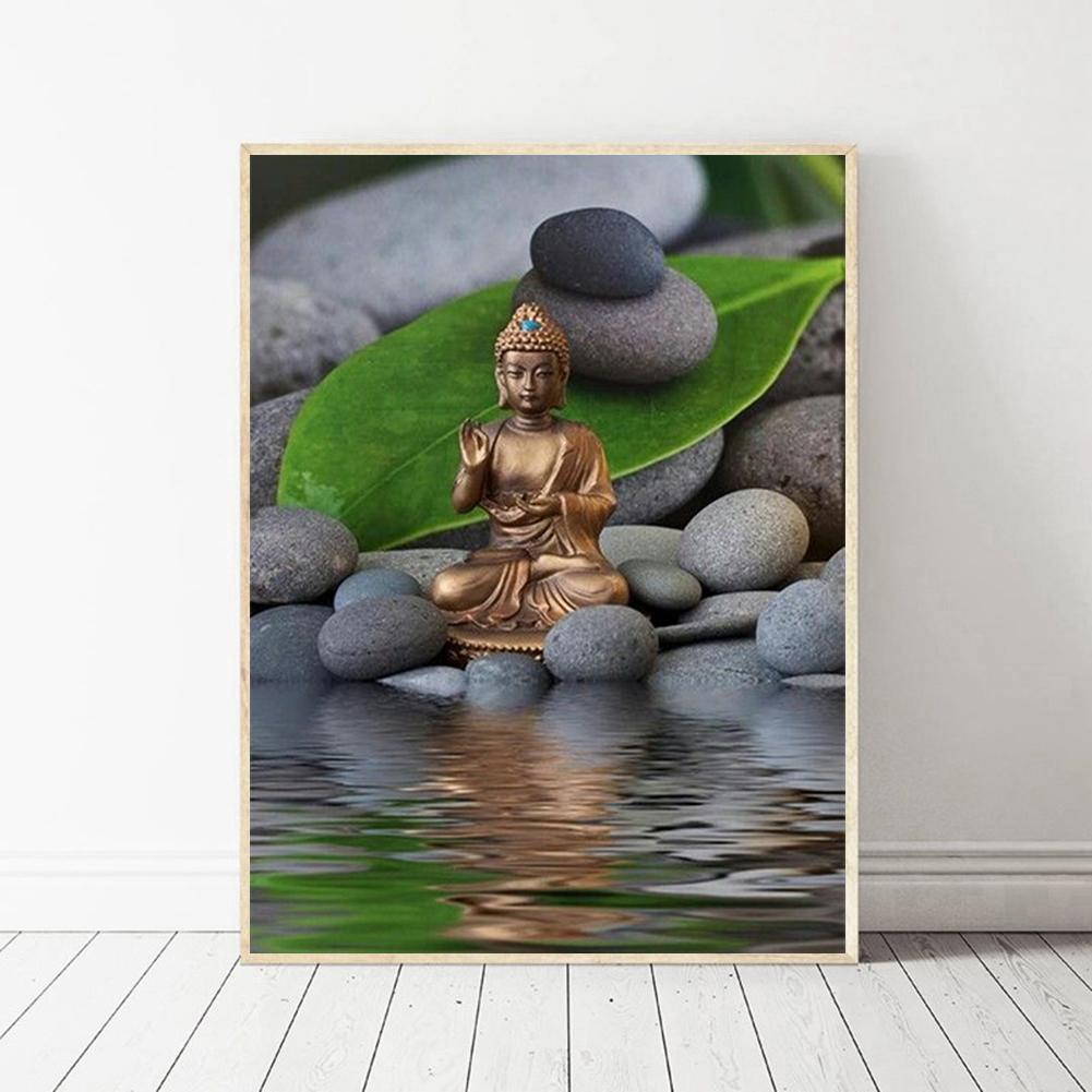 Buddha Statue - Full Round Drill Diamond Painting 30*40CM