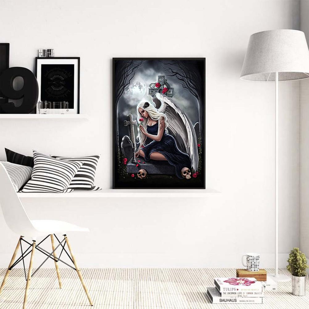 Skull Beauty - Full Round Drill Diamond Painting 30*40CM