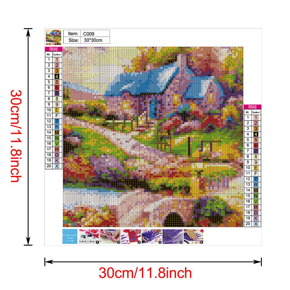 Landscape - Full Square Drill Diamond Painting 30*30CM
