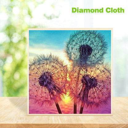 Dandelion - Full Square Drill Diamond Painting 30*30CM