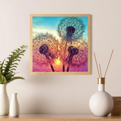 Dandelion - Full Square Drill Diamond Painting 30*30CM