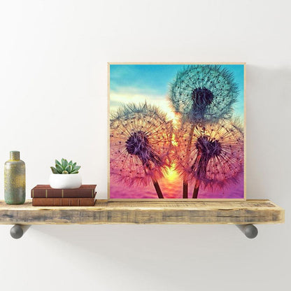 Dandelion - Full Square Drill Diamond Painting 30*30CM