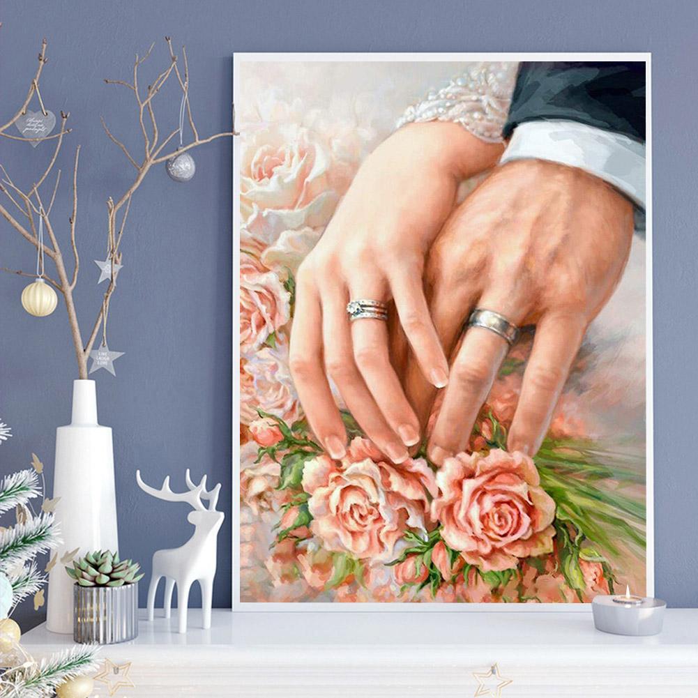 Lovers - Full Round Drill Diamond Painting 30*40CM