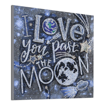 Home Decor - Special Shaped Drill Diamond Painting 30*25CM