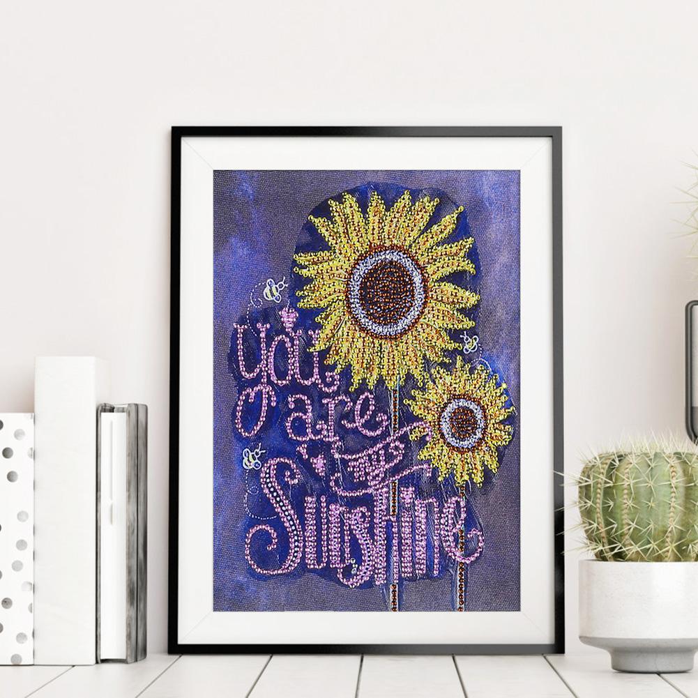 Home Decor - Special Shaped Drill Diamond Painting 34*40CM