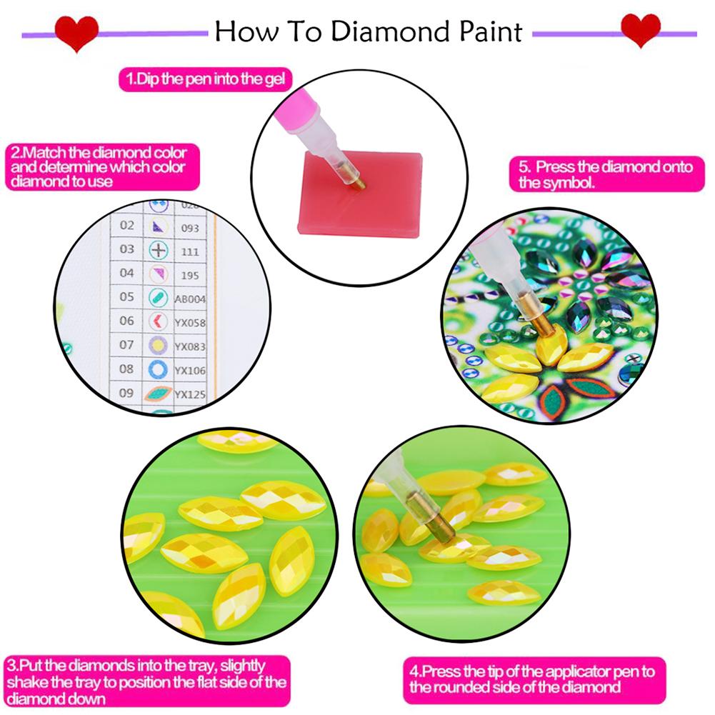 Home Decor - Special Shaped Drill Diamond Painting 34*40CM