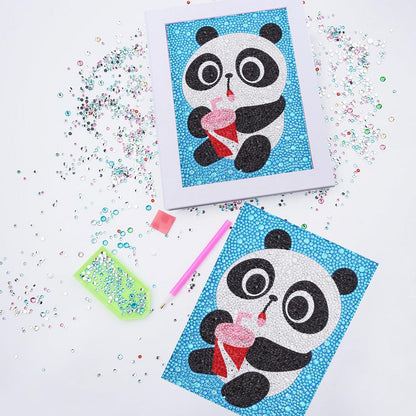 Cartoon Kids - Special Shaped Drill Diamond Painting 20*15CM