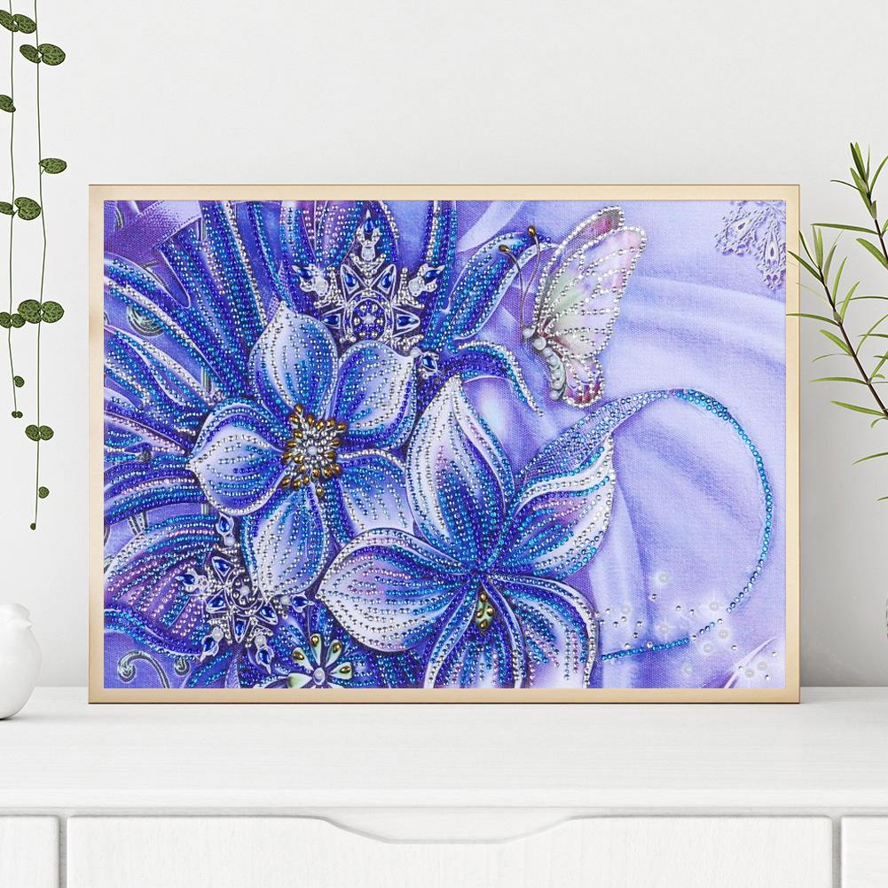 Butterfly - Special Shaped Drill Diamond Painting 30*40CM