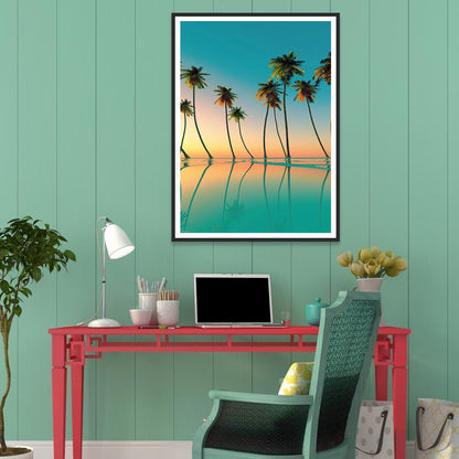 Sea View - Full Round Drill Diamond Painting 30*40CM
