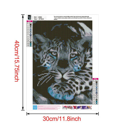 Tiger - Full Round Drill Diamond Painting 30*40CM