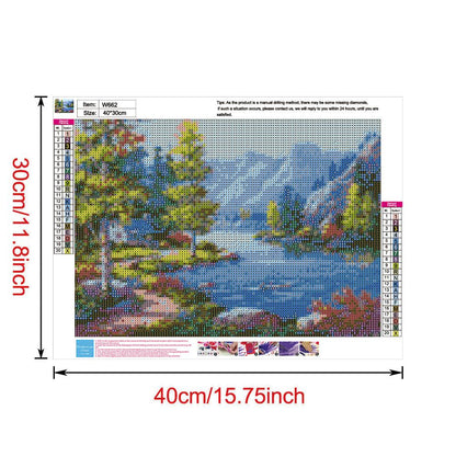Scenery - Full Round Drill Diamond Painting 40*30CM