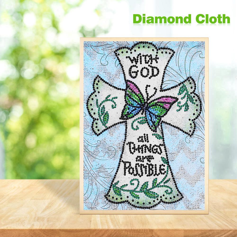 Butterfly - Special Shaped Drill Diamond Painting 30x25CM