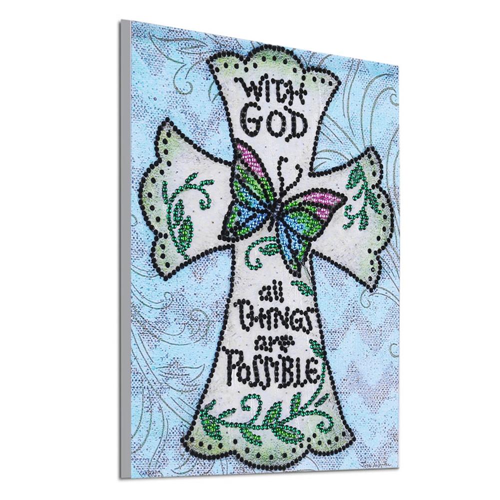 Butterfly - Special Shaped Drill Diamond Painting 30x25CM