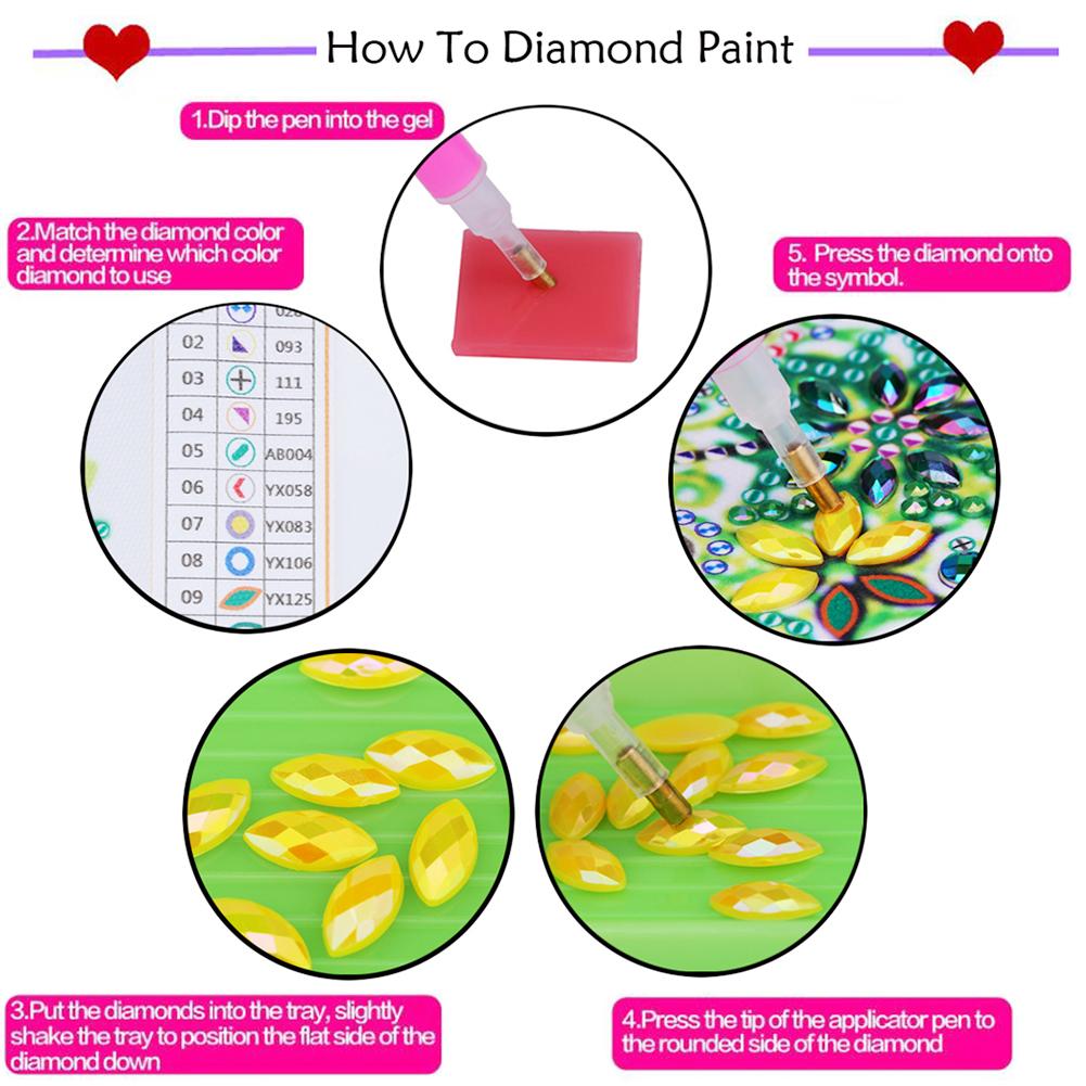 Sunflower - Special Shaped Drill Diamond Painting 25*25CM